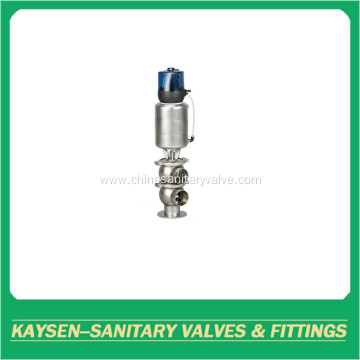 DIN weld Sanitary double seat mixproof valves